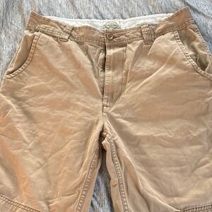 St. John's Bay Tan Cotton Chino Shorts